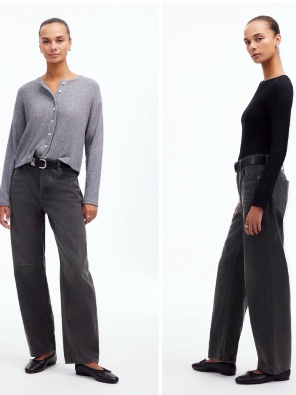 Madewell Darted Barrel Jeans 27